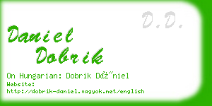 daniel dobrik business card